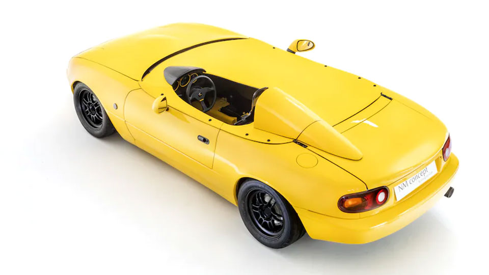 Gorgona Cars NM Concept Transforms a Miata Into a Barchetta Restomod